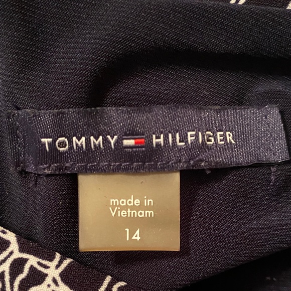 Tommy Hilfiger Black and White Midi Dress - Picture 2 of 3